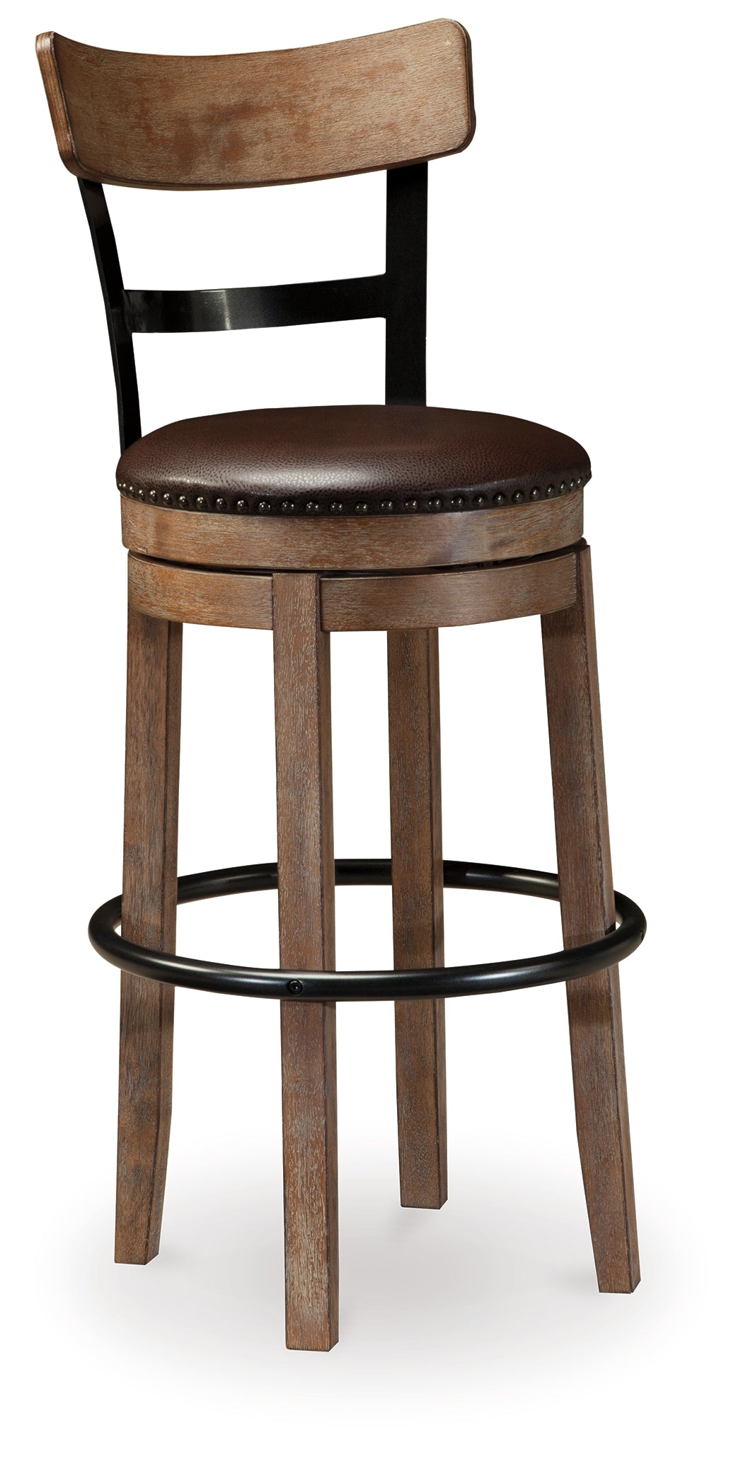 Pinnadel Light Brown Bar Height Bar Stool