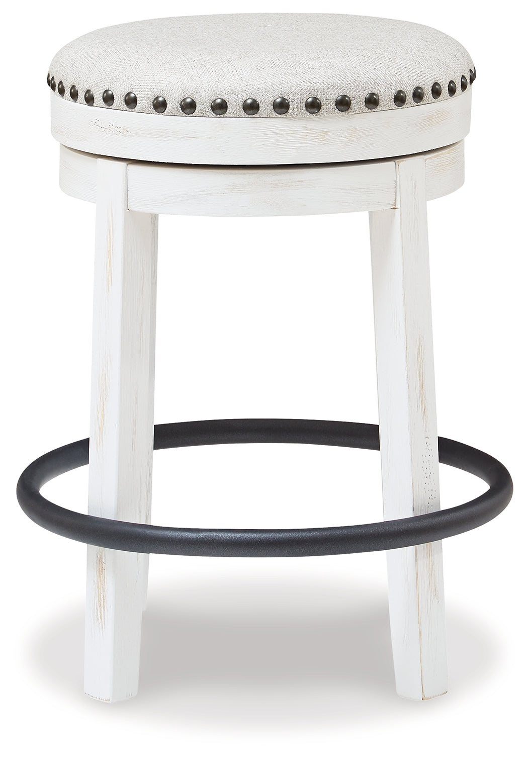 Valebeck White/Black Counter Height Stool