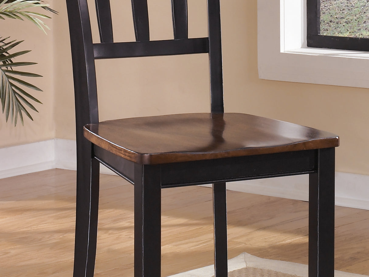 Owingsville Black/Brown Dining Table And 4 Chairs
