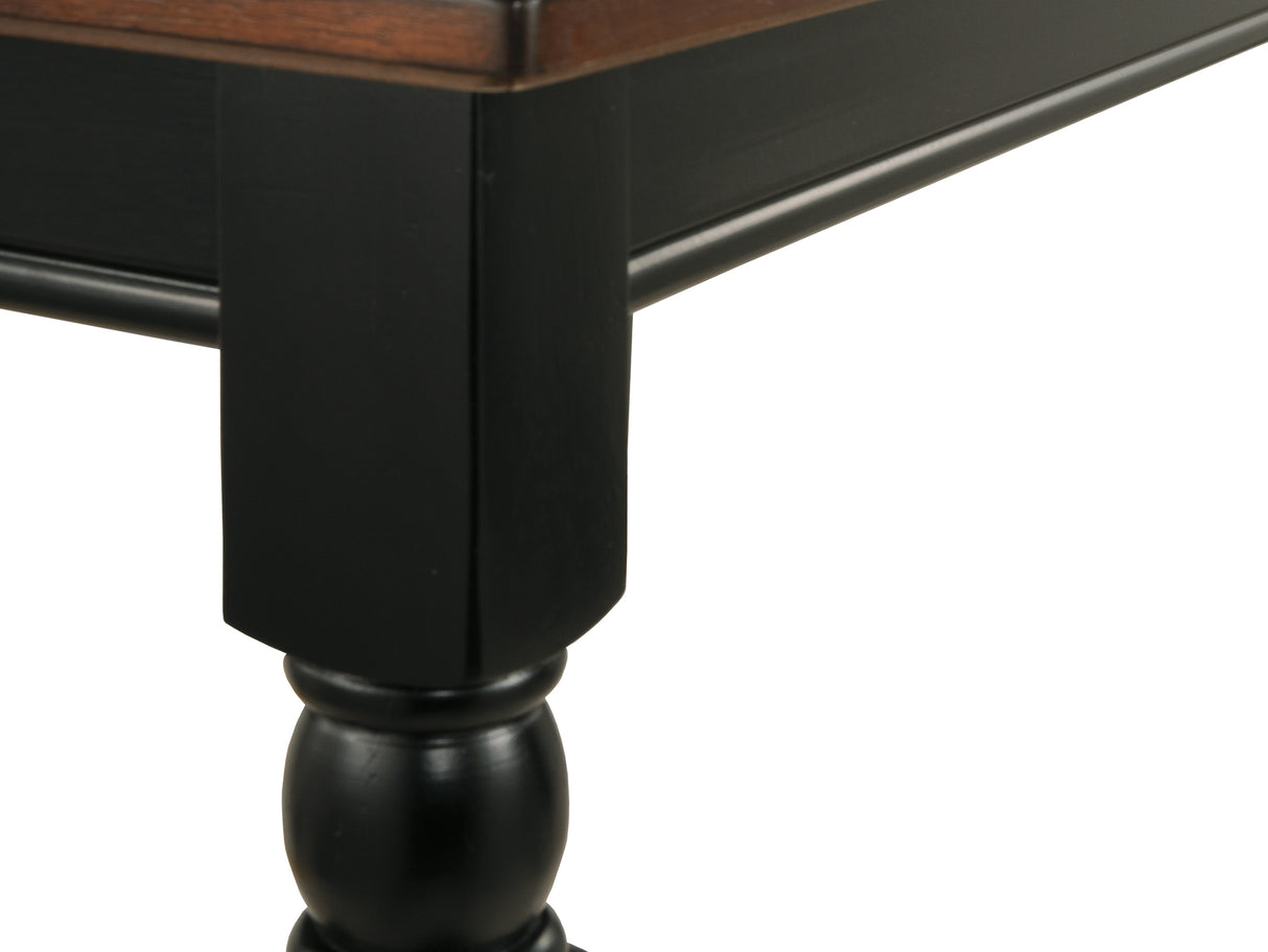 Owingsville Black/Brown Dining Table And 6 Chairs