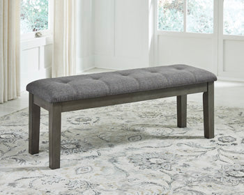 Hallanden Two-Tone Gray 50" Dining Bench