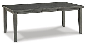 Hallanden Gray Dining Extension Table
