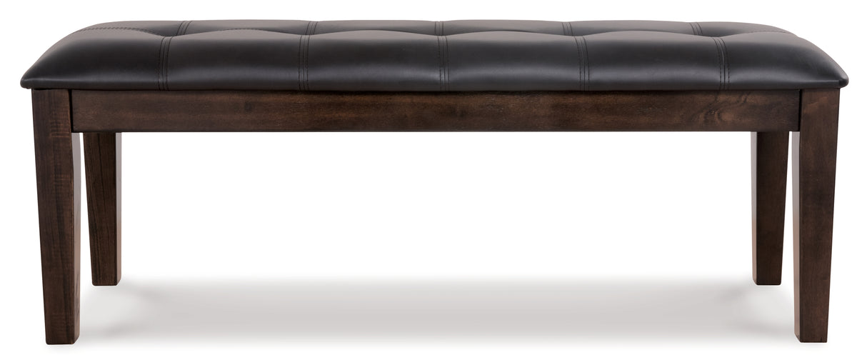 Haddigan Dark Brown Dining Bench