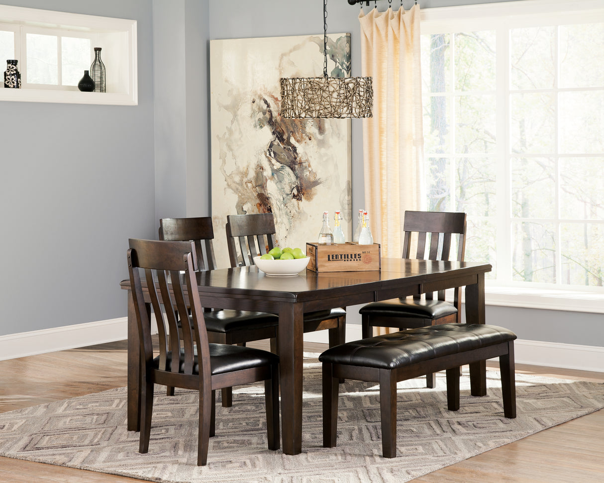 Haddigan Dark Brown Dining Extension Table