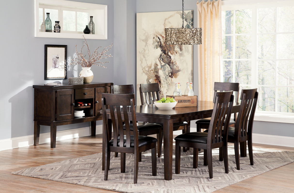 Haddigan Dark Brown Dining Extension Table