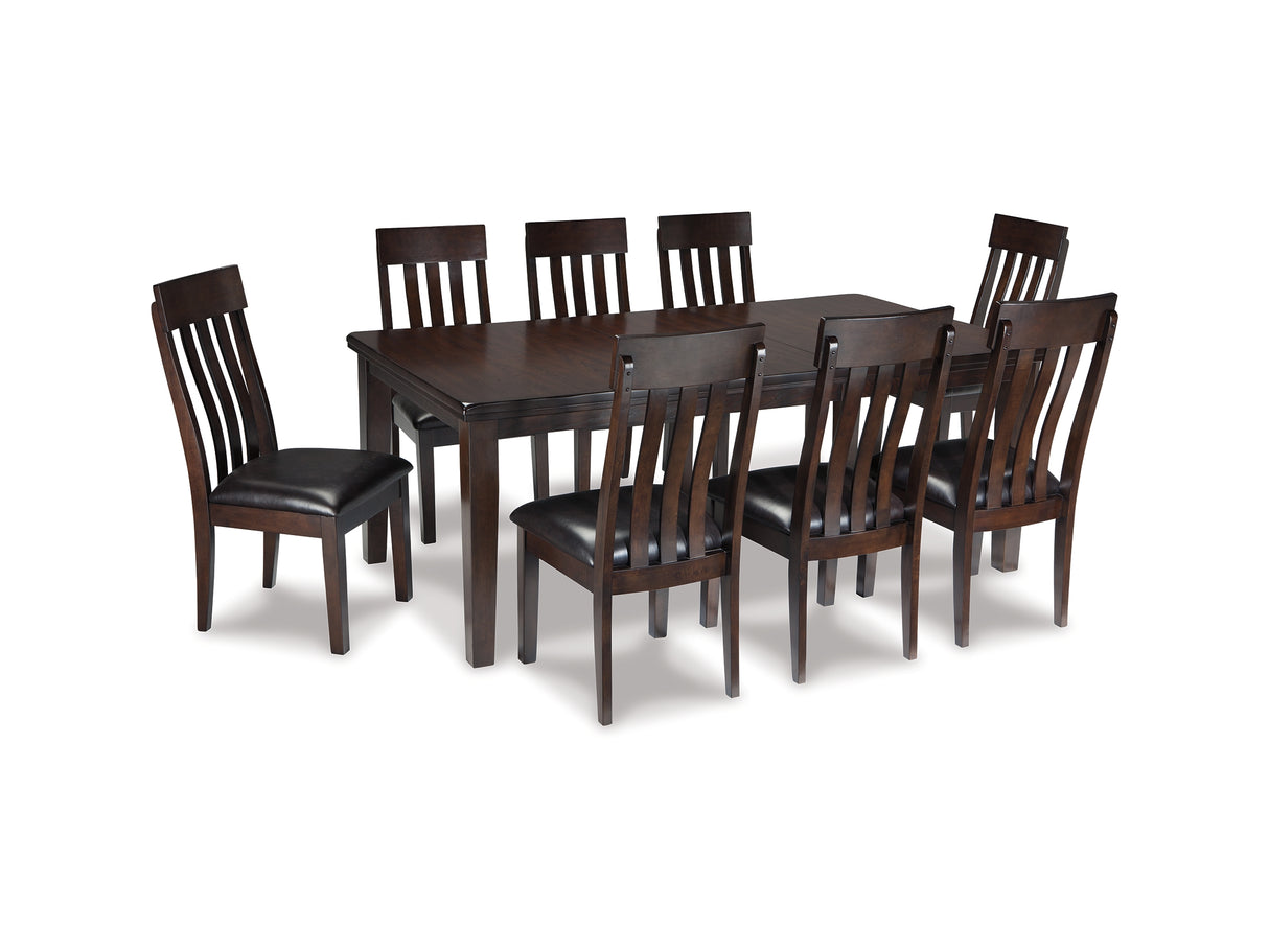 Haddigan Dark Brown Dining Table And 8 Chairs