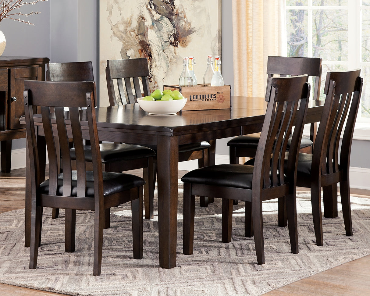 Haddigan Dark Brown Dining Extension Table