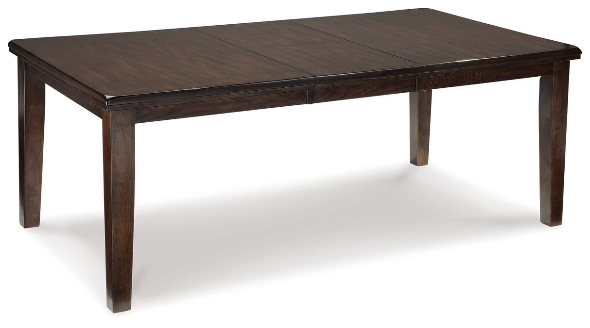 Haddigan Dark Brown Dining Extension Table