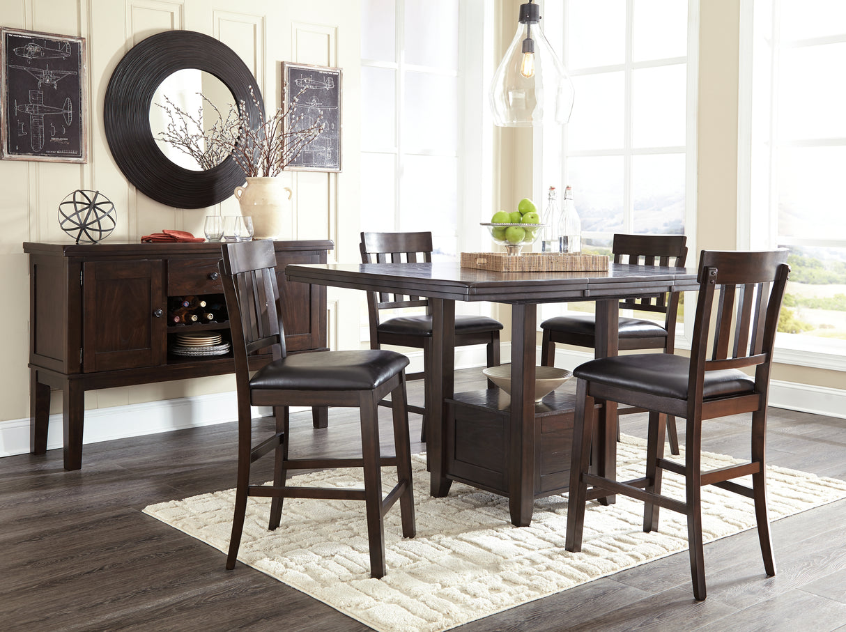 Haddigan Dark Brown Dining Server