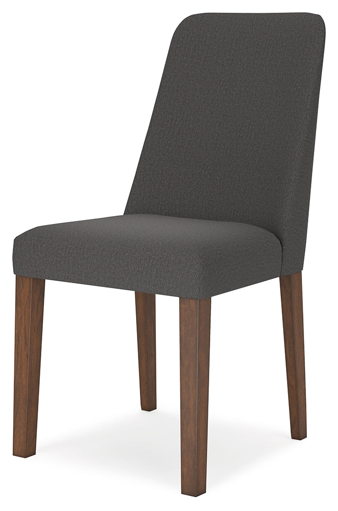 Lyncott Charcoal/Brown Dining Chair