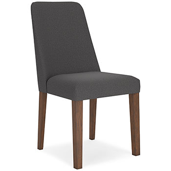 Lyncott Charcoal/Brown Dining Chair