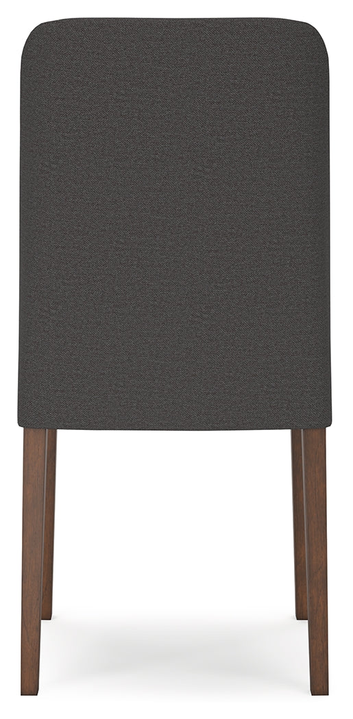 Lyncott Charcoal/Brown Dining Chair