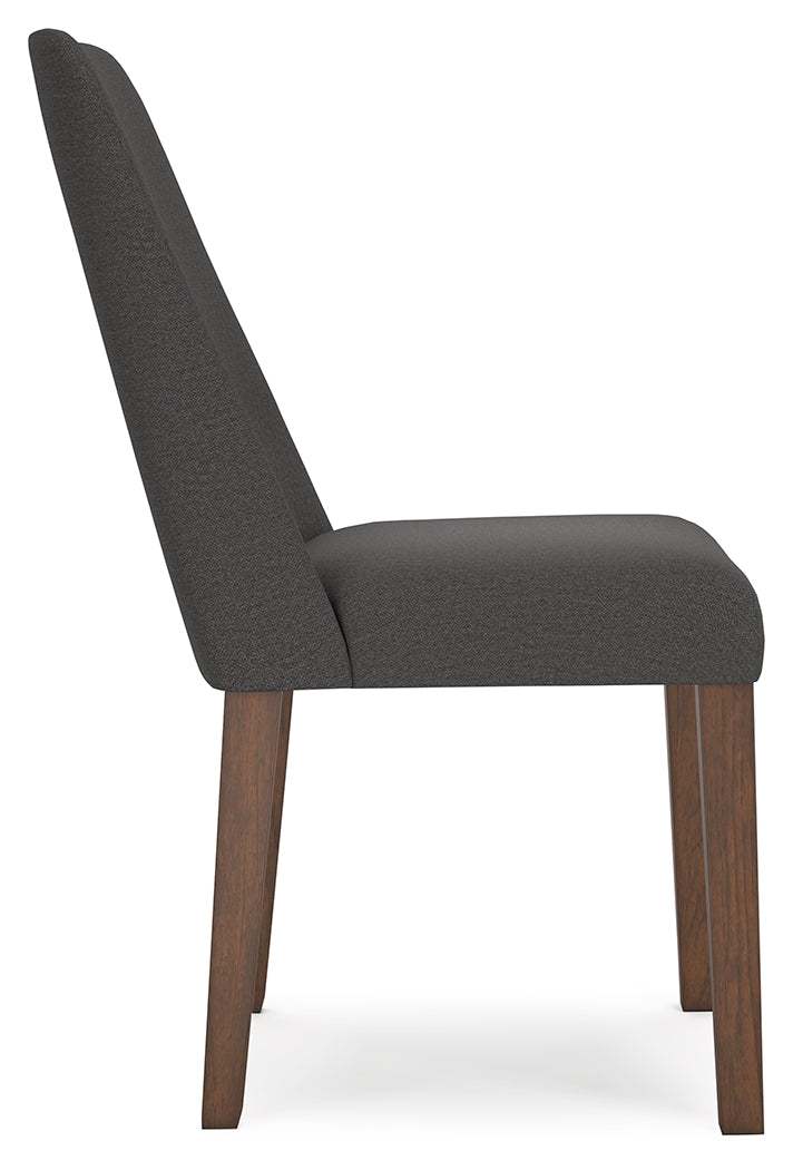 Lyncott Charcoal/Brown Dining Chair