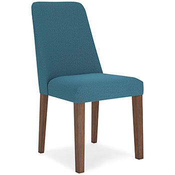 Lyncott Blue/Brown Dining Chair