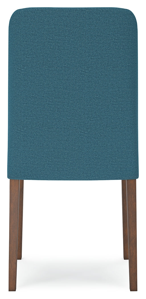 Lyncott Blue/Brown Dining Chair