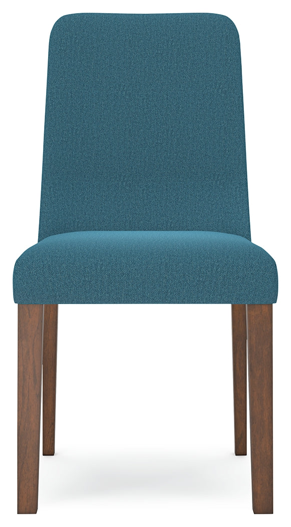 Lyncott Blue/Brown Dining Chair