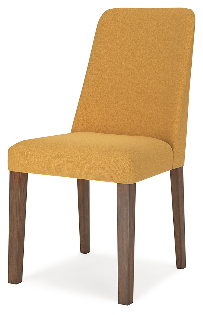 Lyncott Mustard/Brown Dining Chair