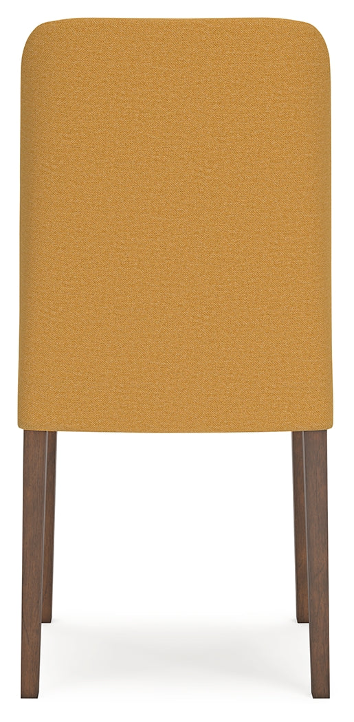 Lyncott Mustard/Brown Dining Chair
