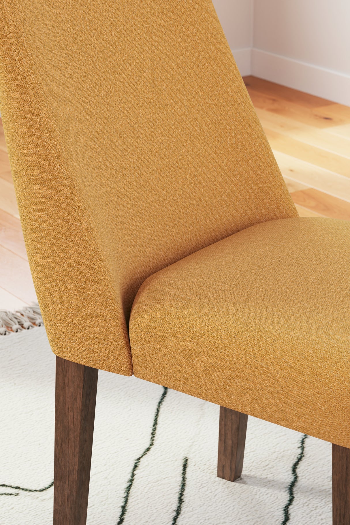 Lyncott Mustard/Brown Dining Chair