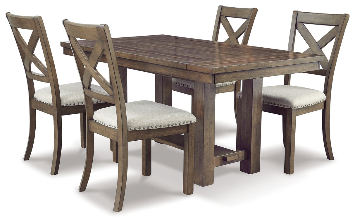 Moriville Grayish Brown Dining Extension Table