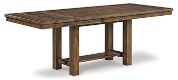 Moriville Grayish Brown Dining Extension Table
