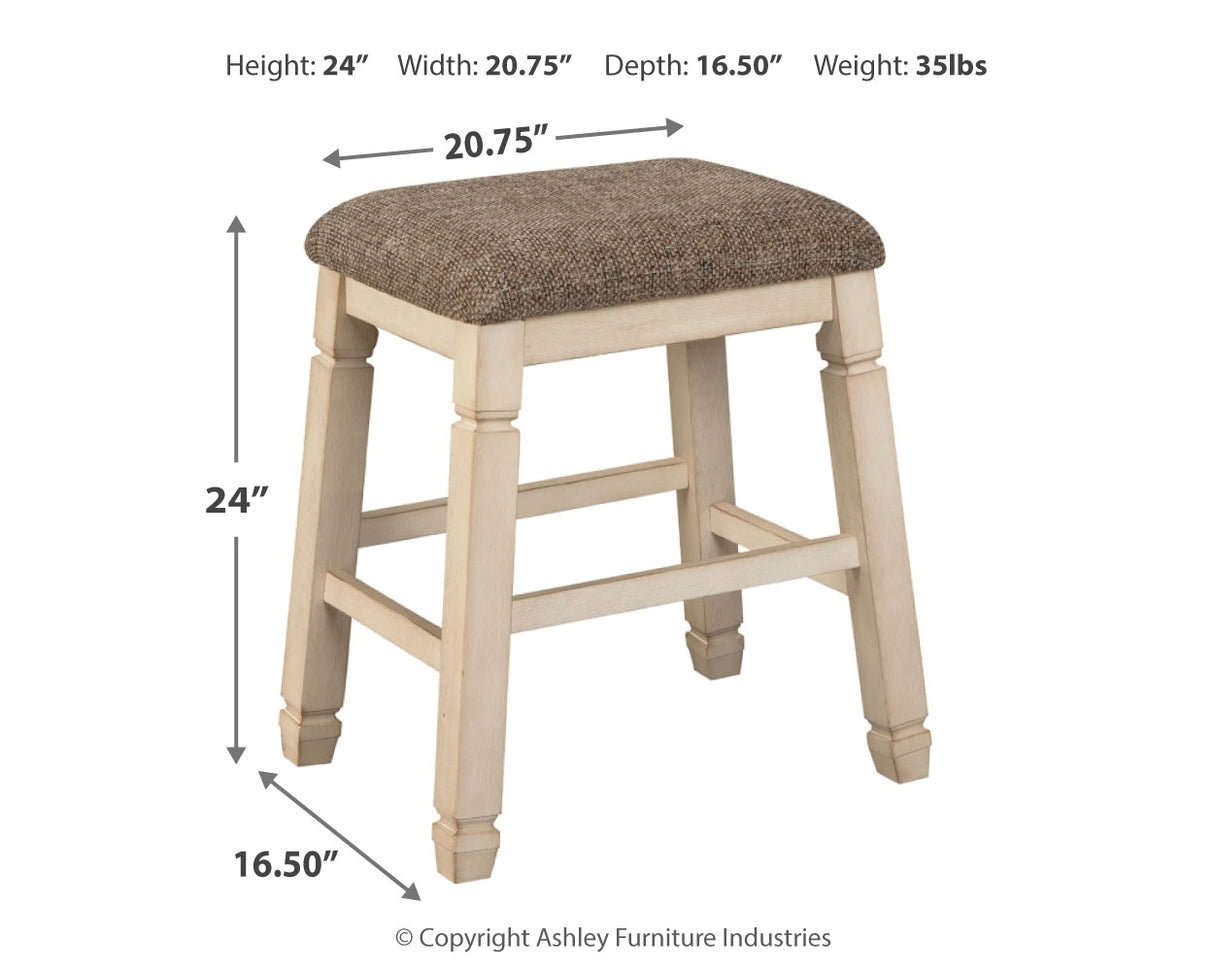 Bolanburg Two-Tone Counter Height Bar Stool