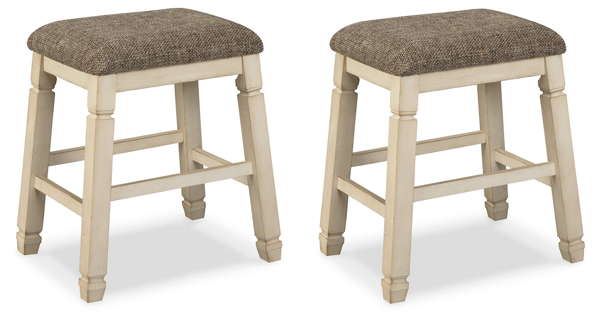 Bolanburg Two-Tone Counter Height Bar Stool