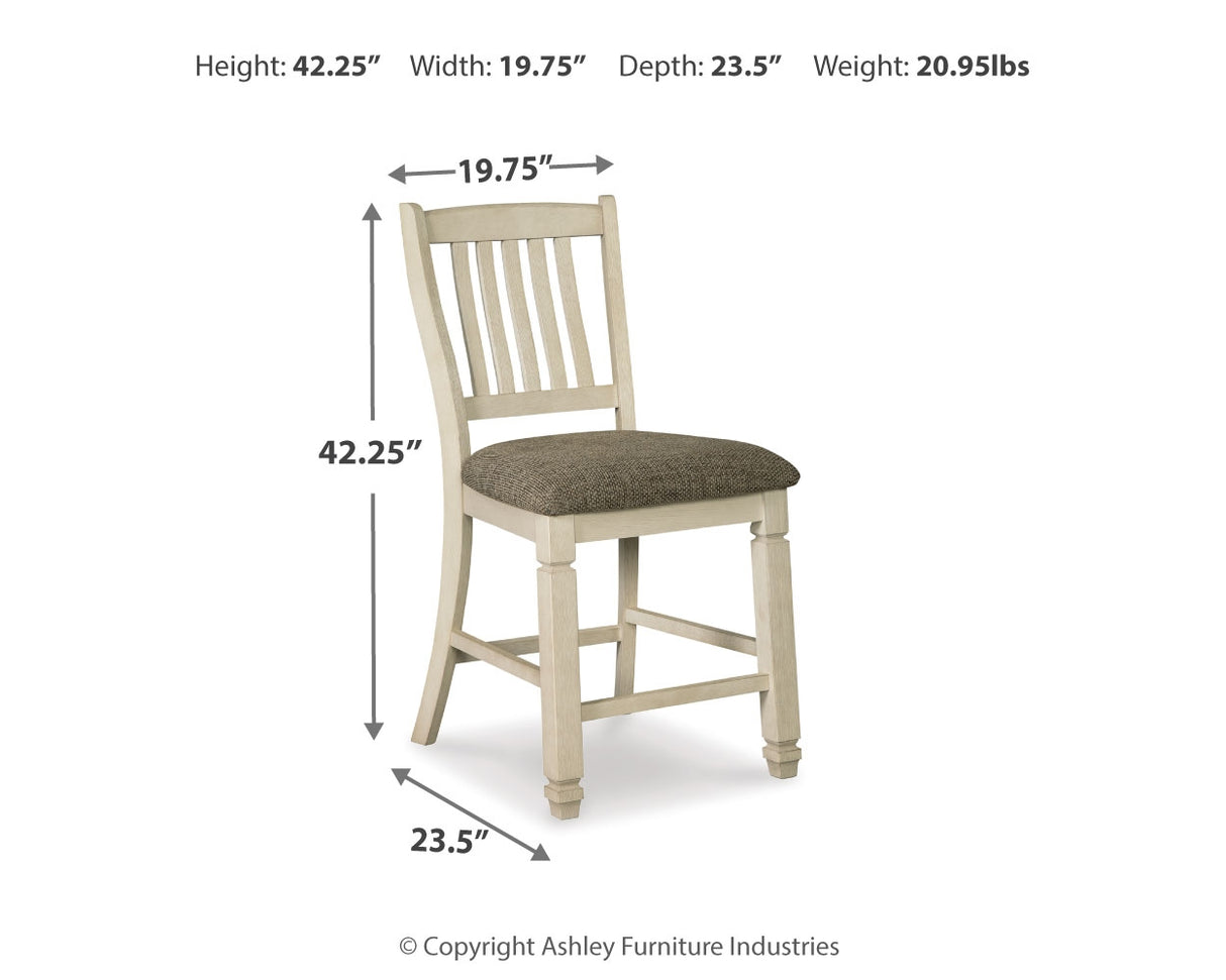 Bolanburg Two-Tone Counter Height Bar Stool