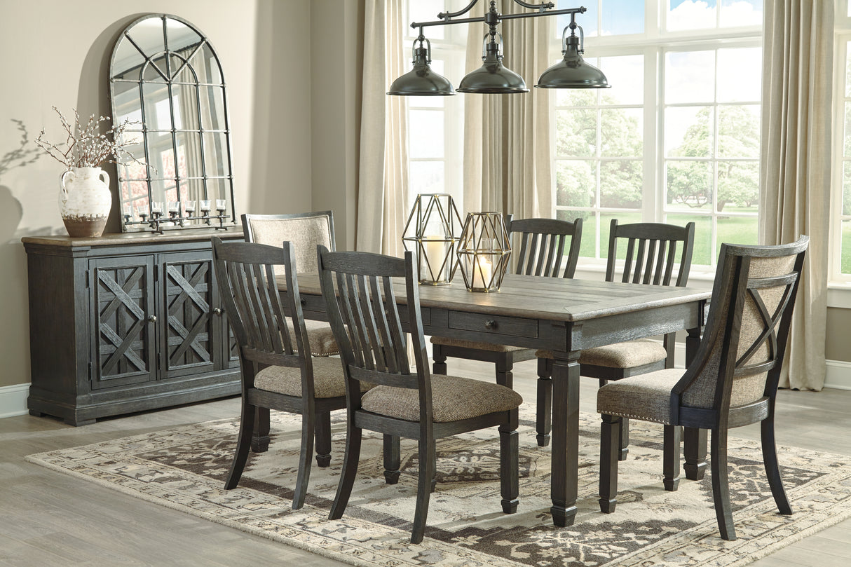 Tyler Black/Grayish Brown Creek Dining Chair