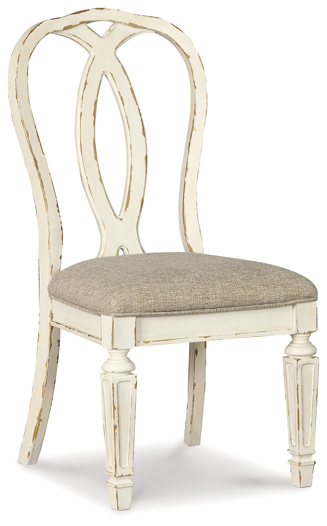 Realyn Chipped White Dining Chair