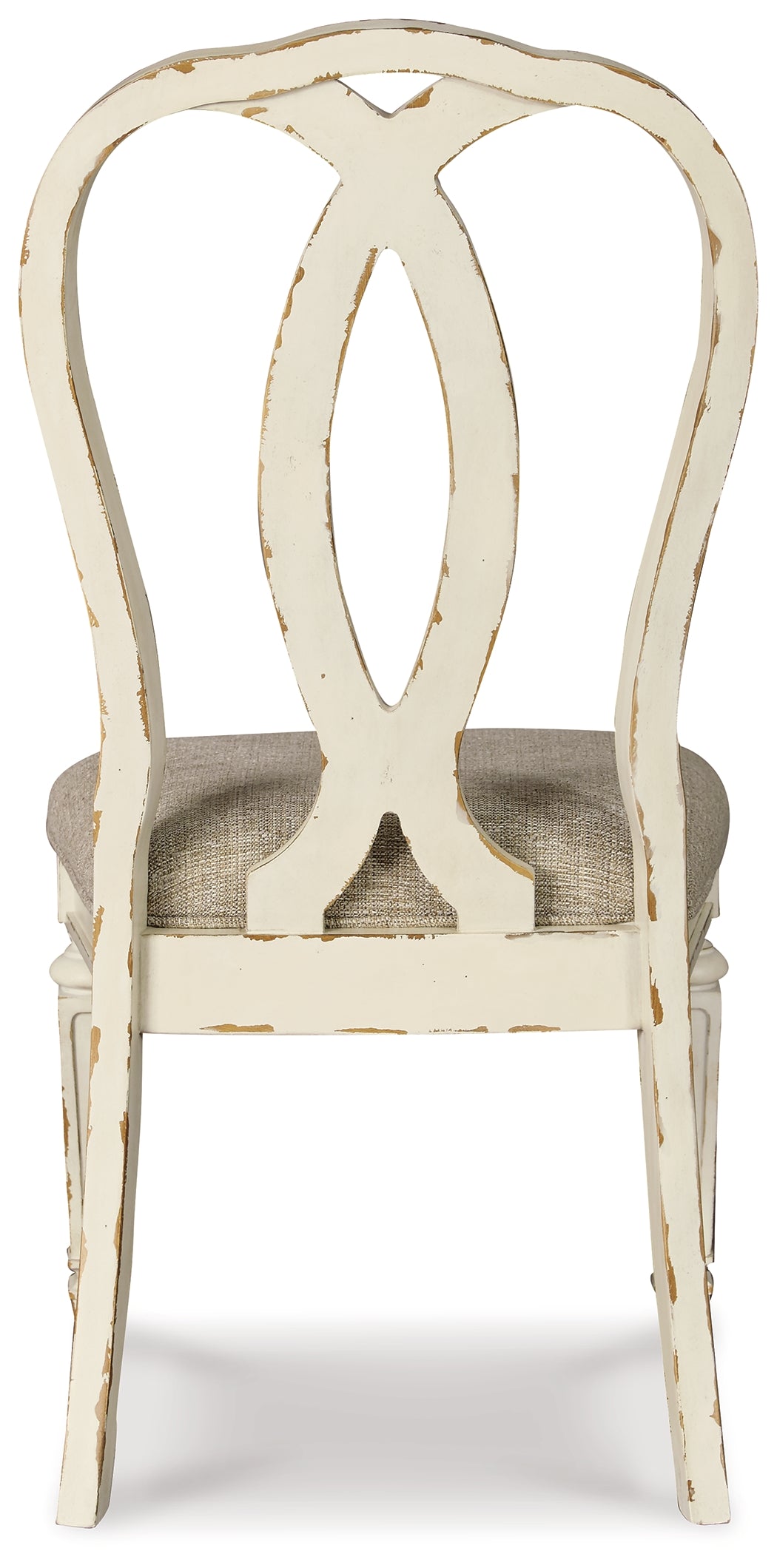 Realyn Chipped White Dining Chair