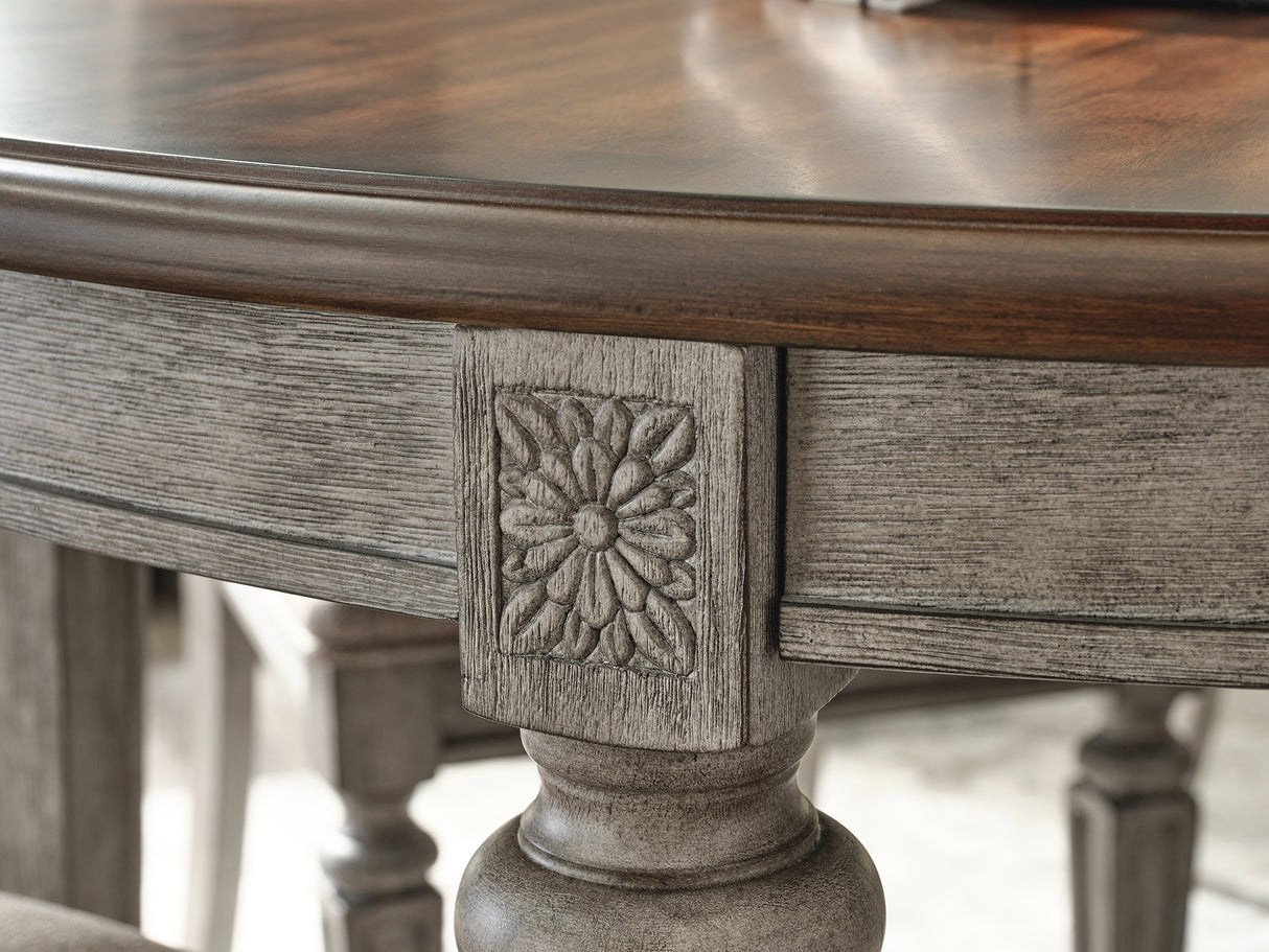 Lodenbay Antique Gray Dining Table And 4 Chairs