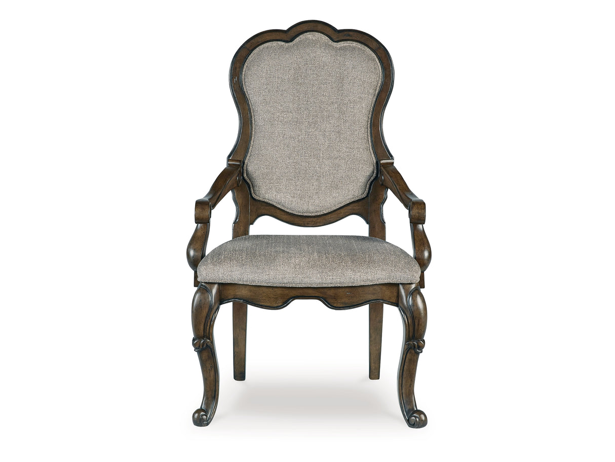 Maylee Dark Brown Dining Table And 4 Chairs