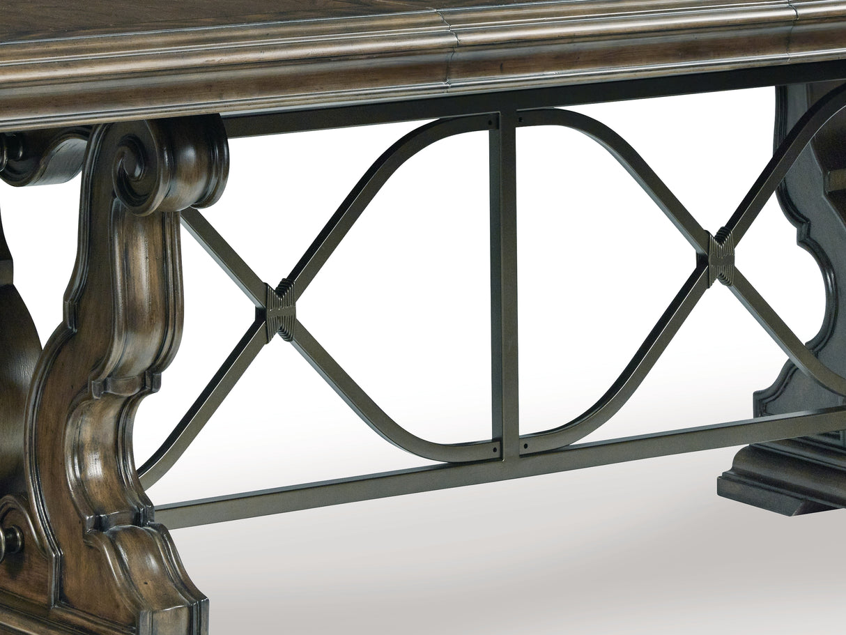 Maylee Dark Brown Dining Table And 4 Chairs