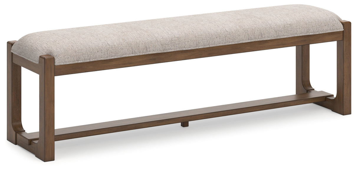 Cabalynn Oatmeal/Light Brown 63" Dining Bench