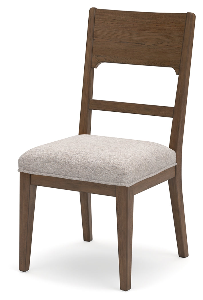 Cabalynn Oatmeal/Light Brown Dining Chair