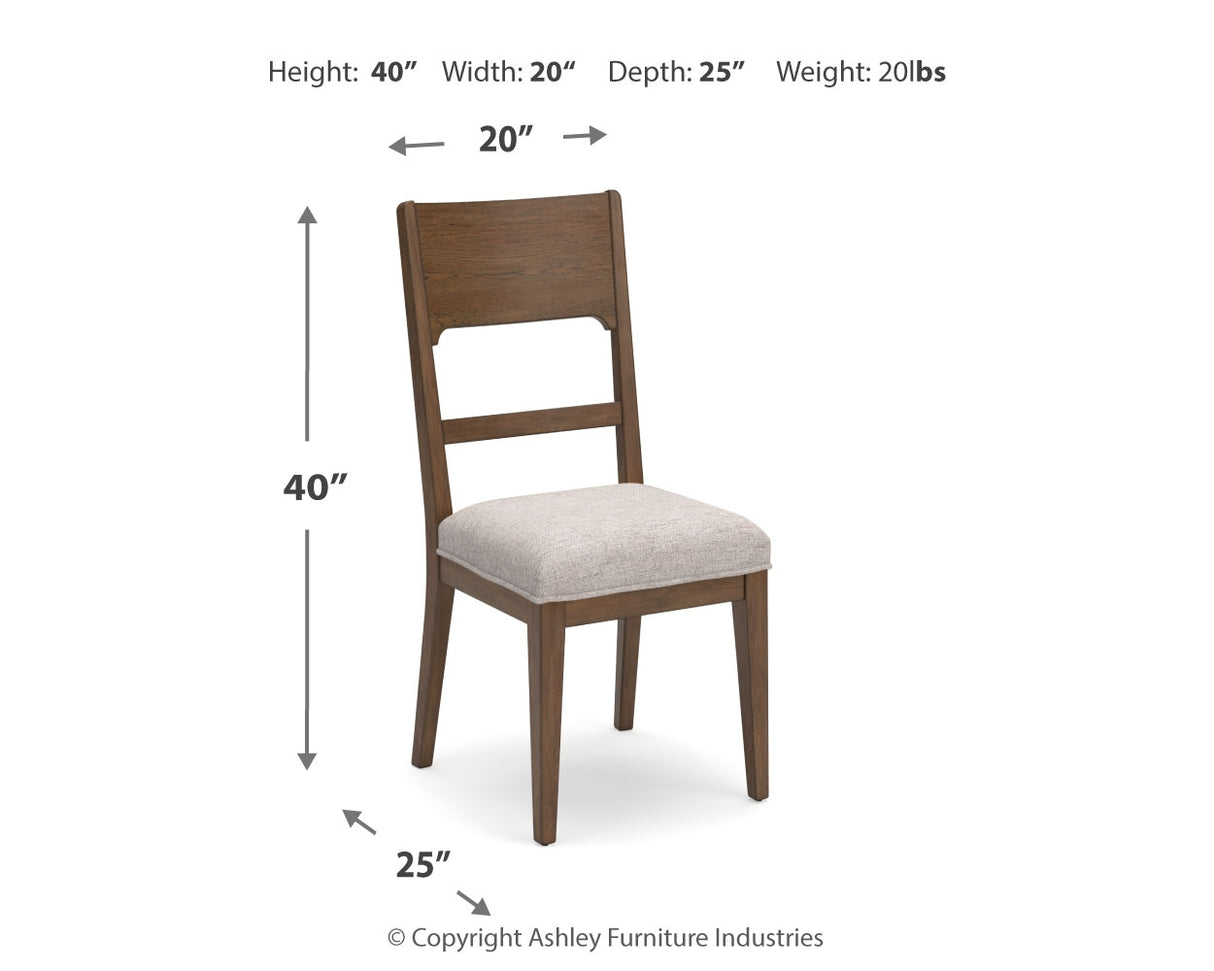 Cabalynn Oatmeal/Light Brown Dining Chair