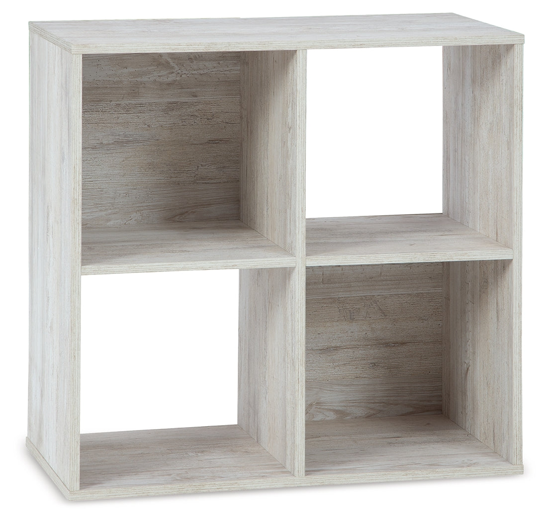Paxberry Whitewash Four Cube Organizer