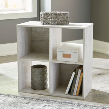 Paxberry Whitewash Four Cube Organizer