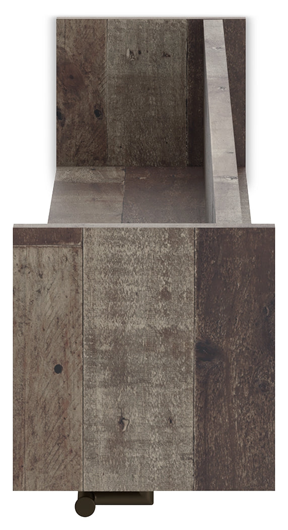 Neilsville Multi Gray Wall Mounted Coat Rack With Shelf