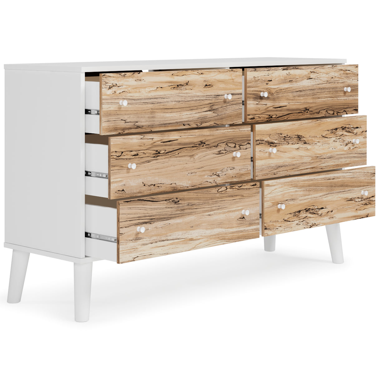 Piperton Two-Tone Brown/White Dresser