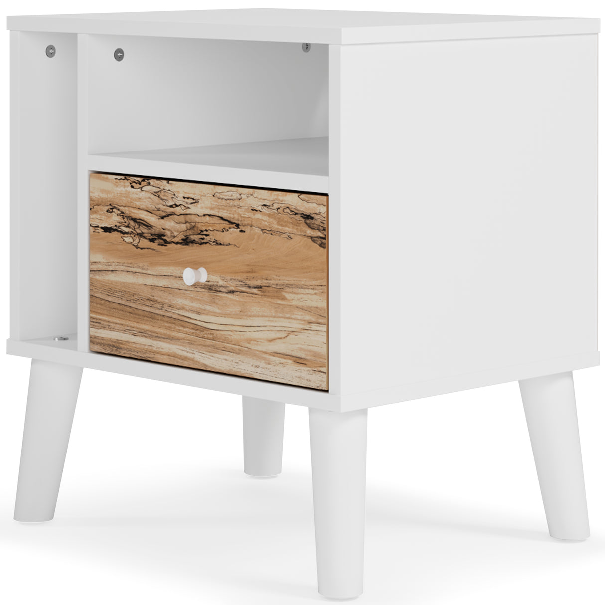 Piperton Two-Tone Brown/White Nightstand
