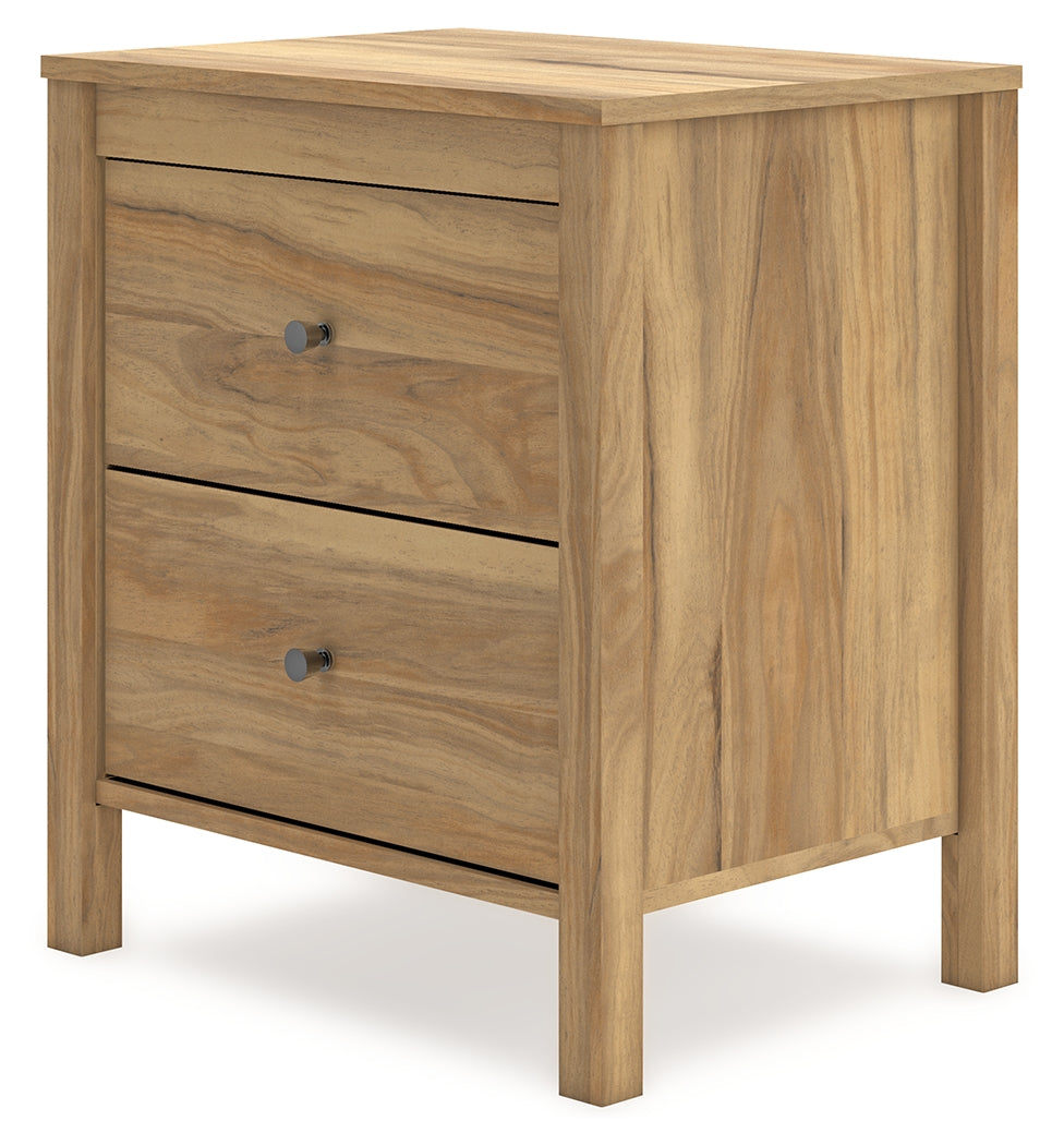Bermacy Light Brown Nightstand