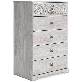 Paxberry Whitewash Chest Of Drawers