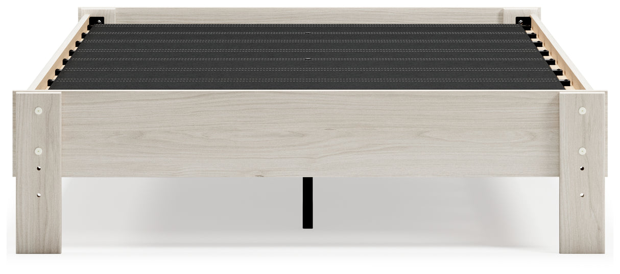 Socalle Light Natural Full Platform Bed