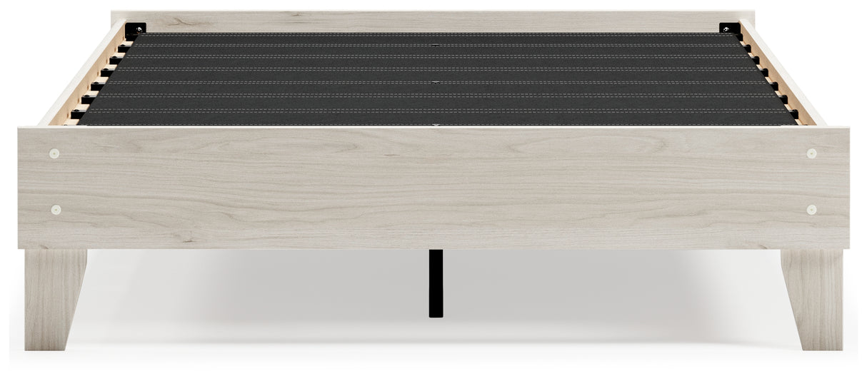 Socalle Light Natural Full Platform Bed