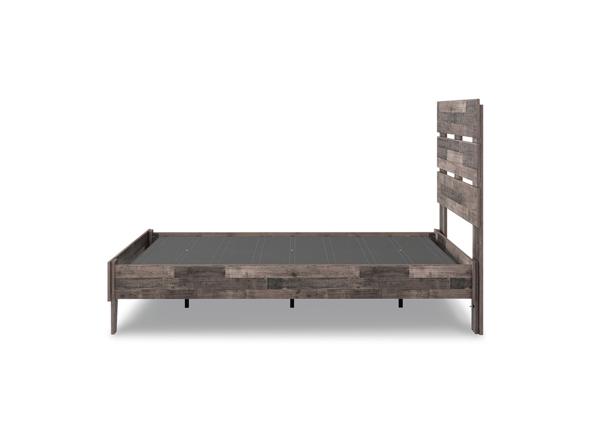 Neilsville Multi Gray Full Panel Platform Bed