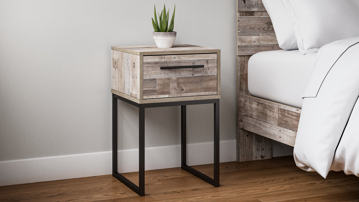 Neilsville Whitewash Nightstand