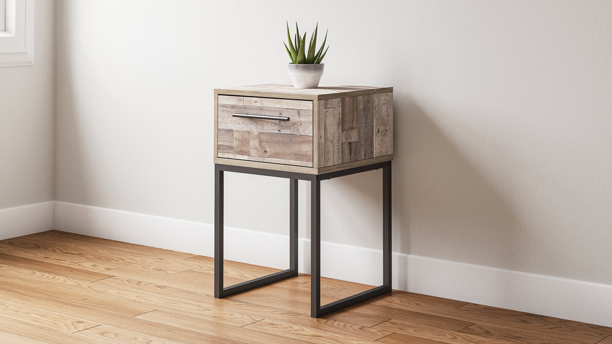 Neilsville Whitewash Nightstand