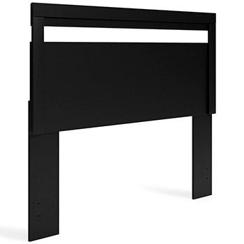 Finch Black Queen Panel Headboard